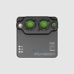 PCA-2000 logger front view showing connectors, status LEDs, and rugged portable design.